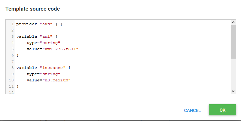 Source Code Dialog